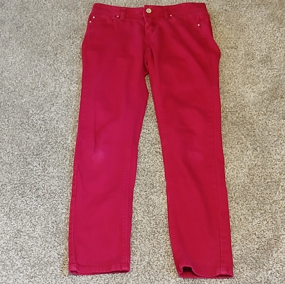 White House Black Market Mid-Rise Blanc Slim Leg Pants Women's Size 00 - Picture 1 of 4